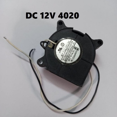 Picture of 40mm BLOWER FAN 1.5″ Inch 12V Cooling Fans 4020 DC 12V Radial Turbine Blower Exhaust Fan 40x20mm Heatsinks Cooler Cooling Fan Radiator Heat Dissipation Fan With Cables