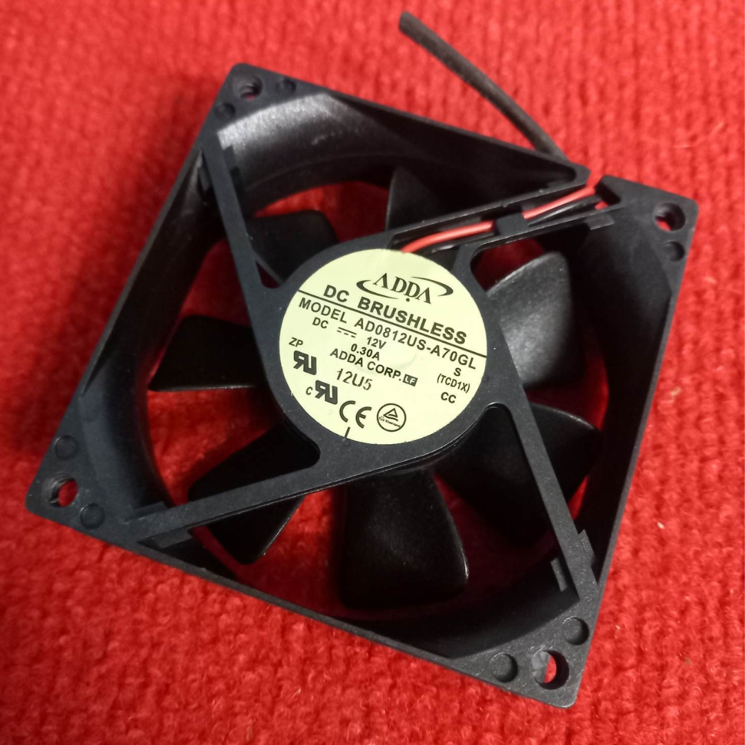Picture of AD-DA 3 Inch FAN 12V COOLING Fan 3 Inch Cooling Fan 12V 80x80x25mm Fan Heatsink Cooler Radiator Cooling Fan 12V DC Fan Heat Dissipation Mini Fans With Cables