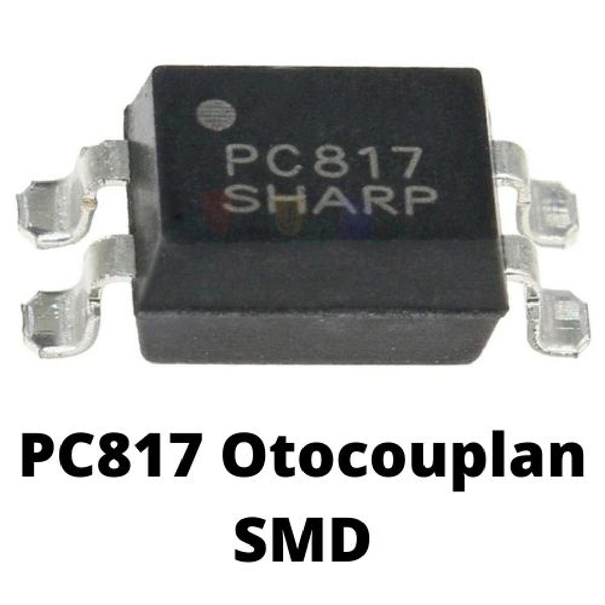 Picture of 3Pcs SMD PC817 Optocoupler PC817 IC SMD 4 Pin Leads Optocoupler Relay Driver IC Photocoupler IC For Opto-Isolators