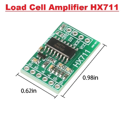 Picture of Load Cell Amplifier HX711 HX-711 Weighing Transducer Sensor 24 Bit AD Module With Header Pin Pressure Sensor 1KG 5KG 10KG