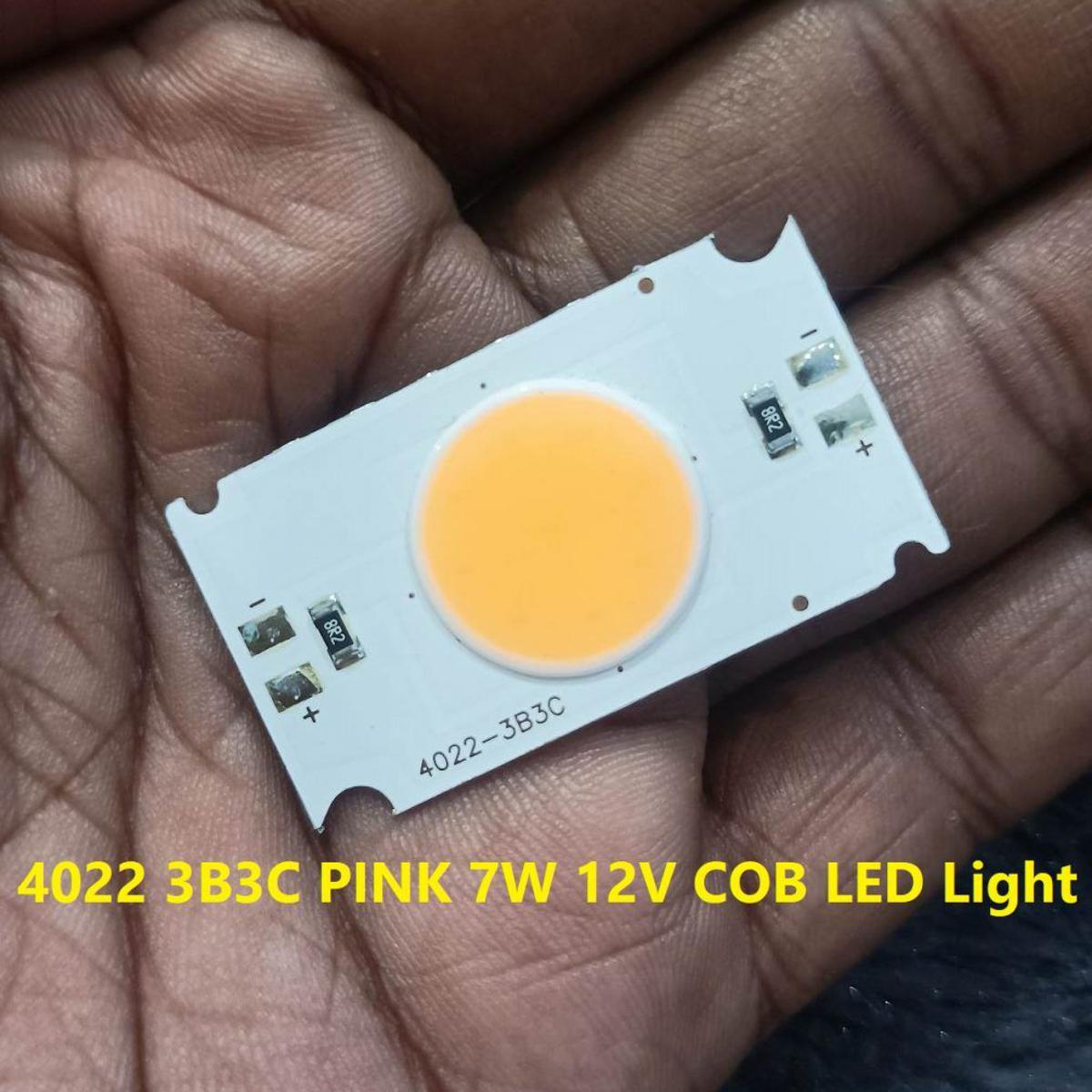 Picture of 4022 3B3C PINK 7W 12V Size 40×22mm 12V COB SMD LED Light Chip 7W Pink COB LED Light 12V COB LED Light 7W COB Light COB LED Chip 12V COB LED Chip 7W Light Bulbs