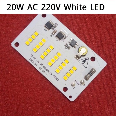 Picture of WHITE Color 20W Direct AC 220V 24PCS LED TG202418-REV1.0 HS-0861 Size 66x44mm COB SMD LED Light Chip