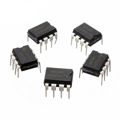 Picture of 2Pcs- A CLASS LM358 IC LM358P LM358N Low Power Dual Operational Amplifier Op-Amp OPAMP Integrated Circuit DIP-8 8 Pin Leads Dual In Line Package Chip