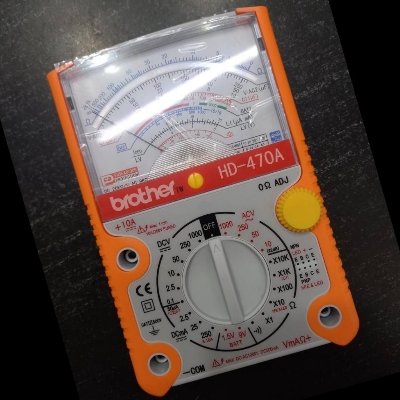 Picture of BROT-HER HD-470A Analog Multimeter Mechanical High Accuracy Linear Pointer Professional Avometer Tester AC DC Voltmeter Buzzer Ohm Battery Test Tool AC/DC AVO Amp Volt Ohm Meter Tools