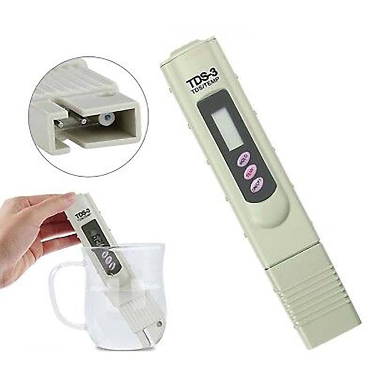 Picture of Portable Digital TDS Meter TDS-3 Digital LCD TDS3 Water Purity Measurement Meter Tester Pen Stick Water Quality PPM Liquid Meter Tools Set