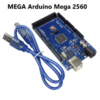 Picture of MEGA Arduino Mega 2560 R3 ATmega2560 Microcontroller AVR Development Board With USB Cable Arduino Mega R3 For Electronics Project