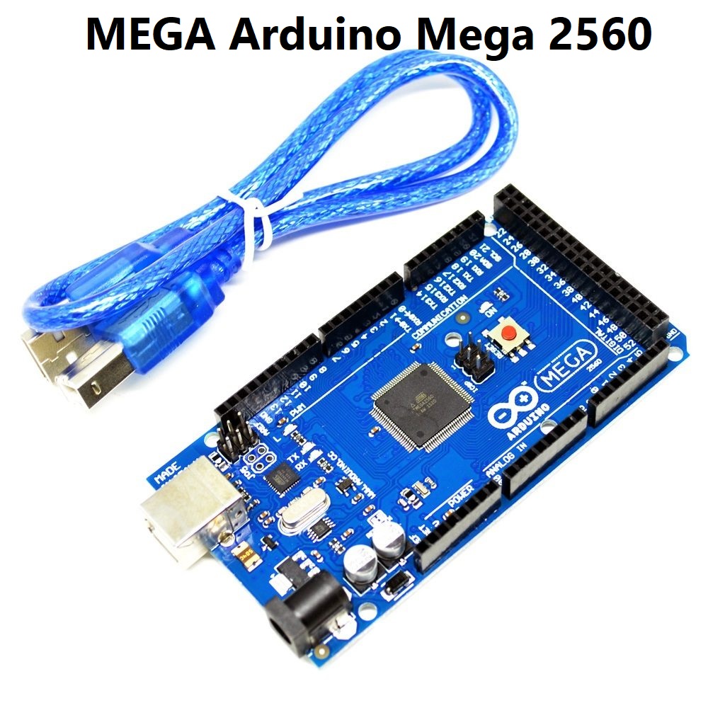 Picture of MEGA Arduino Mega 2560 R3 ATmega2560 Microcontroller AVR Development Board With USB Cable Arduino Mega R3 For Electronics Project