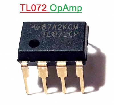 Picture of 2Pcs- A Class TL072 IC TL072CP IC TL072C IC Dual Input Operational Amplifier Op-Amp IC TL072 OPAMP Integrated Circuit DIP-8