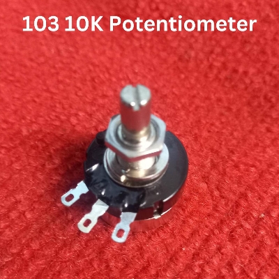 Picture of RV24YN20S 6mm 206C 10K 103 Variable Resistor 10K Potentiometer Trimpot 10K Adjustable Resistor 10K Resistor Volume Control 103 Potentiometer Rotary Switches 10K Variable Resistors