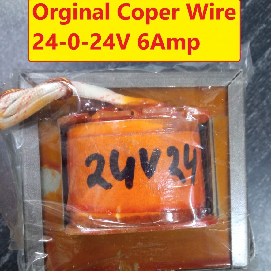 Picture of Upscale Living - COPER WIRE 24V 6A Transformer 24 0 24 6Amp Input AC 220V Output 24V Transformer 6A Transformer Step Down 24