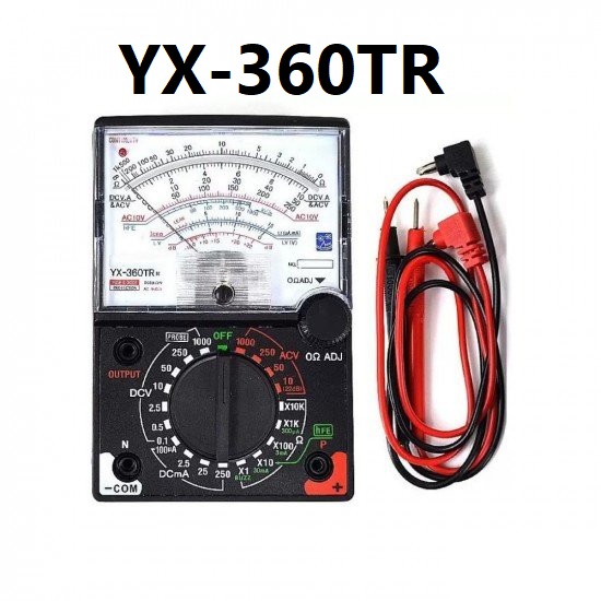 Picture of NORMAL QUALITY YX 360TR YX-360TR ELB Analog Multimeter With Fuse & Diode Protection Battery Analog Multimeter Tools Set