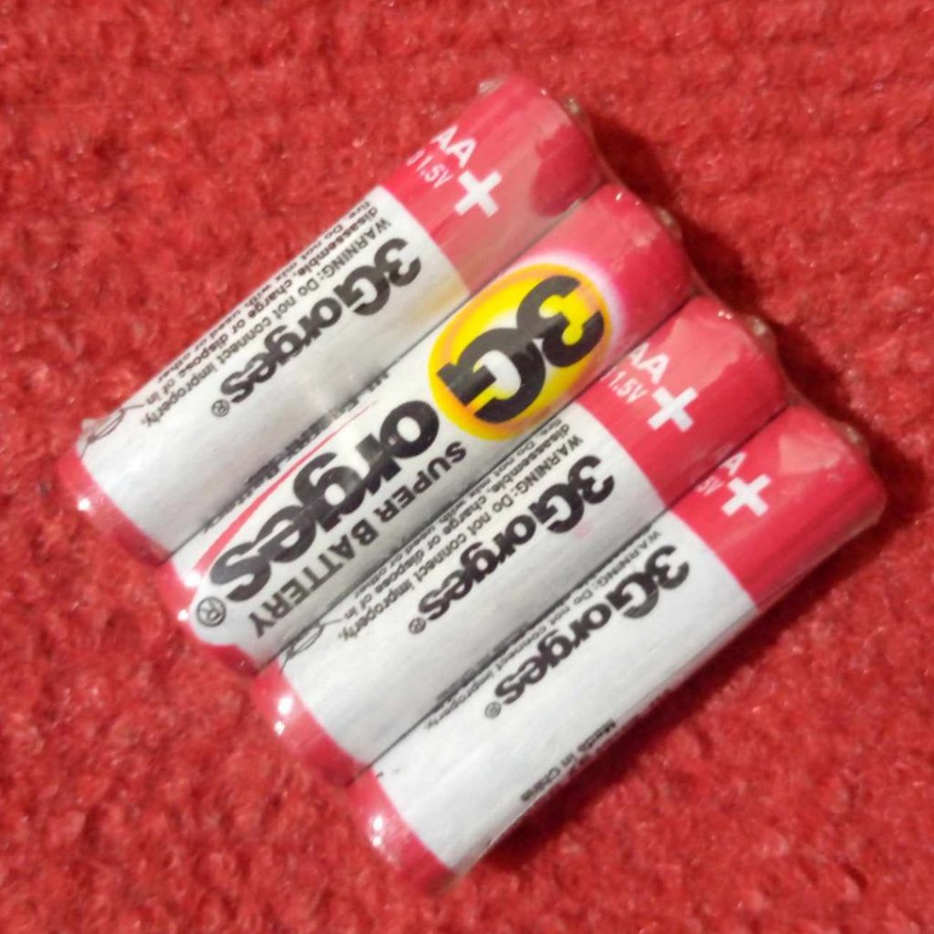 Picture of 4Pcs- NON RECHARGEABLE Battery 1.5 Battery AAA 3-G 1.5V Non Rechargeable AAA Battery Pin Type Small Triple A Battery 1.5V