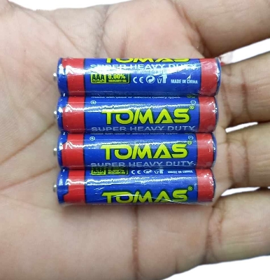 Picture of 4Pcs- NON RECHARGEABLE Battery 1.5 Battery AAA 3-G 1.5V Non Rechargeable AAA Battery Pin Type Small Triple A Battery 1.5V