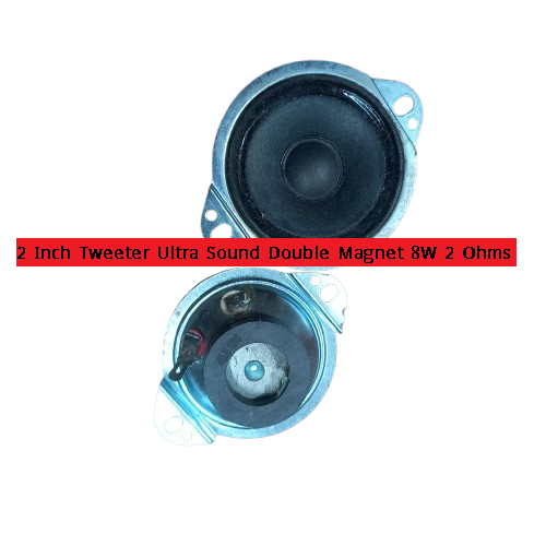 Picture of 2Pcs- 2 Inch Tweeter Ultra Sound Multimedia Double Magnet 2 Inch 8W 2 Ohms Audio Speaker HiFi Deep For Home Theater Loudspeaker Horn Stereo Amplifier