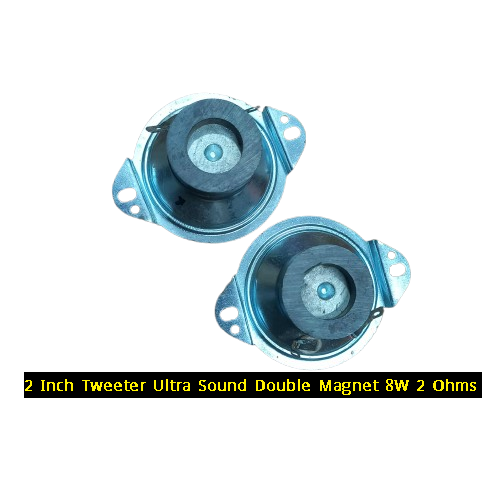 Picture of 2Pcs- 2 Inch Tweeter Ultra Sound Multimedia Double Magnet 2 Inch 8W 2 Ohms Audio Speaker HiFi Deep For Home Theater Loudspeaker Horn Stereo Amplifier