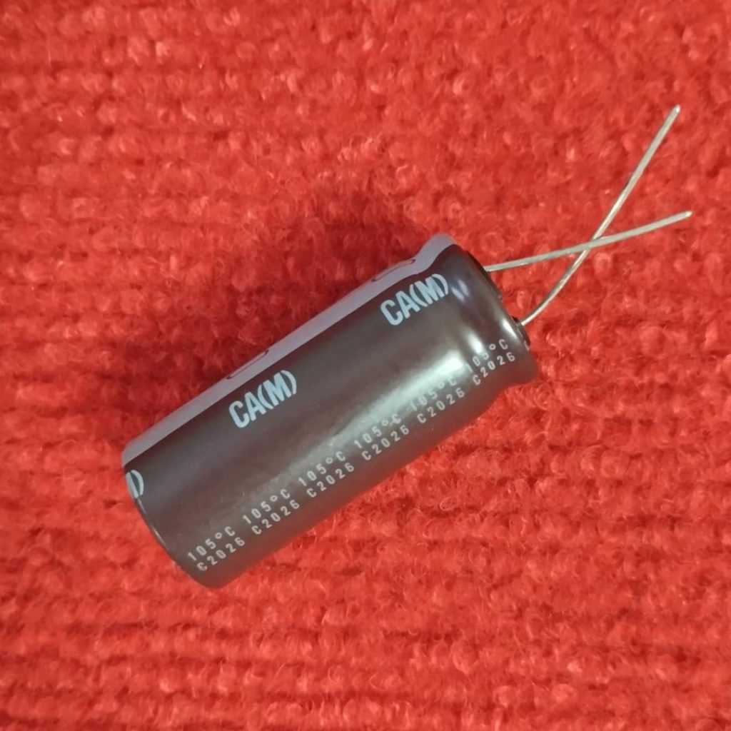 Picture of 120uF 450V Capacitor RADIAL Electrolytic Capacitor 120uF Capacitor 450V 120uF Radial Polarized Aluminum Electrolytic Capacitors 2 Pin Leads