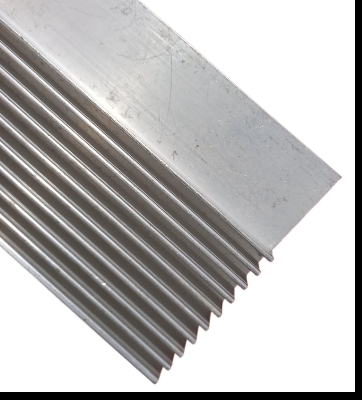 Picture of Long 2 Inch REDOUBLE Side Finned Aluminum Heatsink 2 Inch Aluminium Heatsink Cooling Radiator 2×3.5×1.1 Inch Aluminium Heat Sink Tools Sets Silver Tone Aluminum Heat Sink For Inverter Transistor IC 2 Inch Heatsink