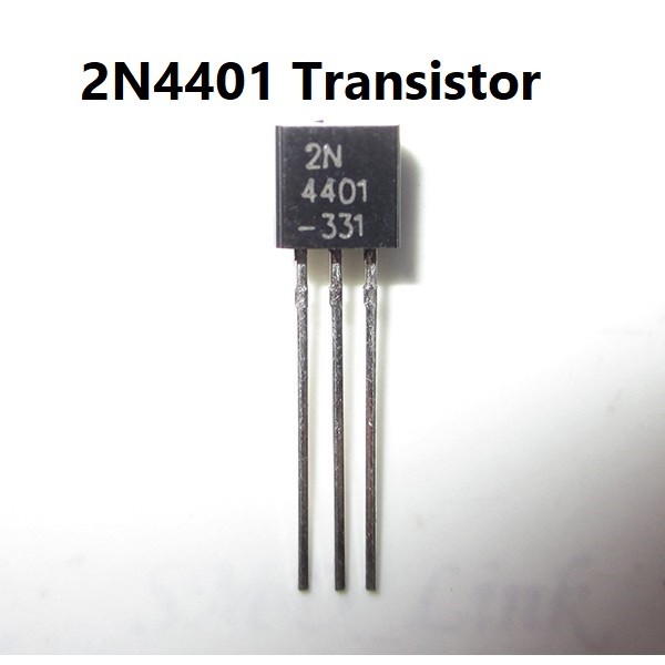 Picture of 10Pcs- 2N4401FT Transistor 2N4401 Transistor NPN 50V 0.8A 0.5W Power 3 Pin Leads General Purpose Transistor Switching 4401 Transistor TO-92 Package