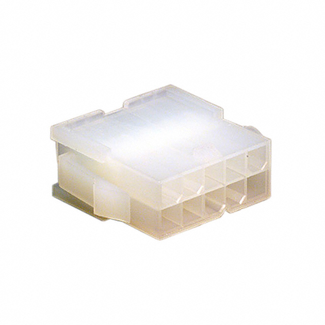 Picture of 5x2 Row AC 220V MALE FEMALE Socket 10 Pin Male Female 4.2mm Cable Wire Male Female Dual Row Housing Connector Transparent Nylon Plastic Header Lock Type