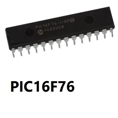 Picture of PIC16F76 IC PIC16F76 Microcontrollers IC 16F76 IC  MCU DIP-28 28 Pin Leads Dual In Line Package Chip