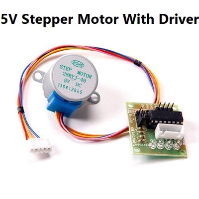 Picture of Driver With 5V Stepper Motor DC 5V 28BYJ-48 4 Phase 5 Wires With ULN2003 Driver Board Programmable Small Reduction Gear Motor For 3D Printer CNC Machine Arduino DIY Project