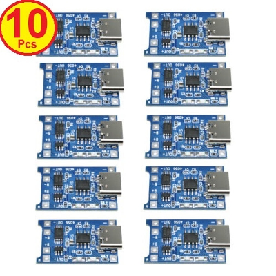 Picture of 10Pcs TYPE-C PORT TP4056 TP-4056 5V 1A Type-C USB With Battery PROTECTION Charger Circuit Adapters Module Li-Ion Lithium Lipo 18650 AA AA Battery Charging Protection Board 