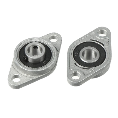 Picture of 2Pcs- Zinc Alloy KFL08 Pillow Flange Mounted Ball Bearing 8mm Bore Diameter For CNC Machine 3D Printer All Kinds Of Electronics Projects