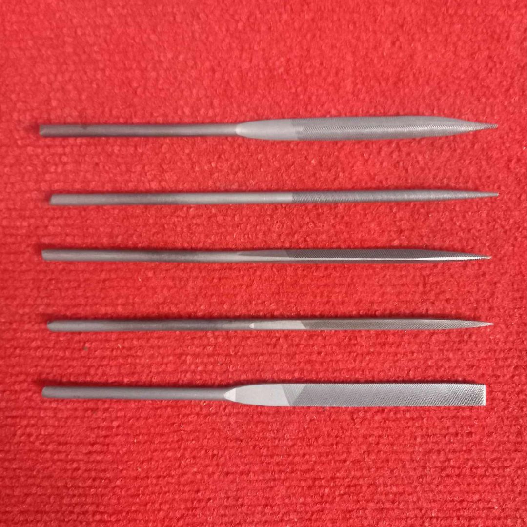 Picture of Premium Quality - 180mm Metal NEEDLES FILE Set 5Pcs 5x180mm Needle File Set Glass Stone For Metal Ceramic Glass Stone - Trend and Need full