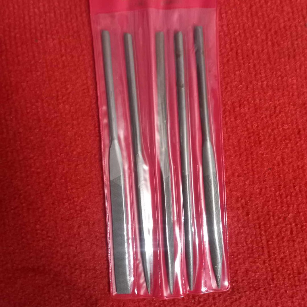 Picture of Premium Quality - 180mm Metal NEEDLES FILE Set 5Pcs 5x180mm Needle File Set Glass Stone For Metal Ceramic Glass Stone - Trend and Need full