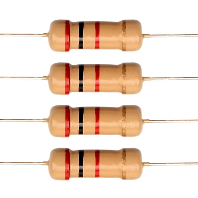 Picture of 50Pcs- 47K Resistor 47K Ohm Carbon Film Resistor 47K 1/4W Resistance 0.25 Watt 5% Tolerance Fixed Resistors
