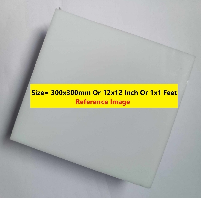 Picture of WHITE 2mm Acrylic Sheet 2mm White Plastic Sheet 2mm Thick Acrylic Sheets Cutting Size 300x300mm Or 12×12 Inch Or 1×1 Feet 12 Inch Acrylic Sheet White Perspex Acrylic Sheet 2mm White Acrylic Plexiglass