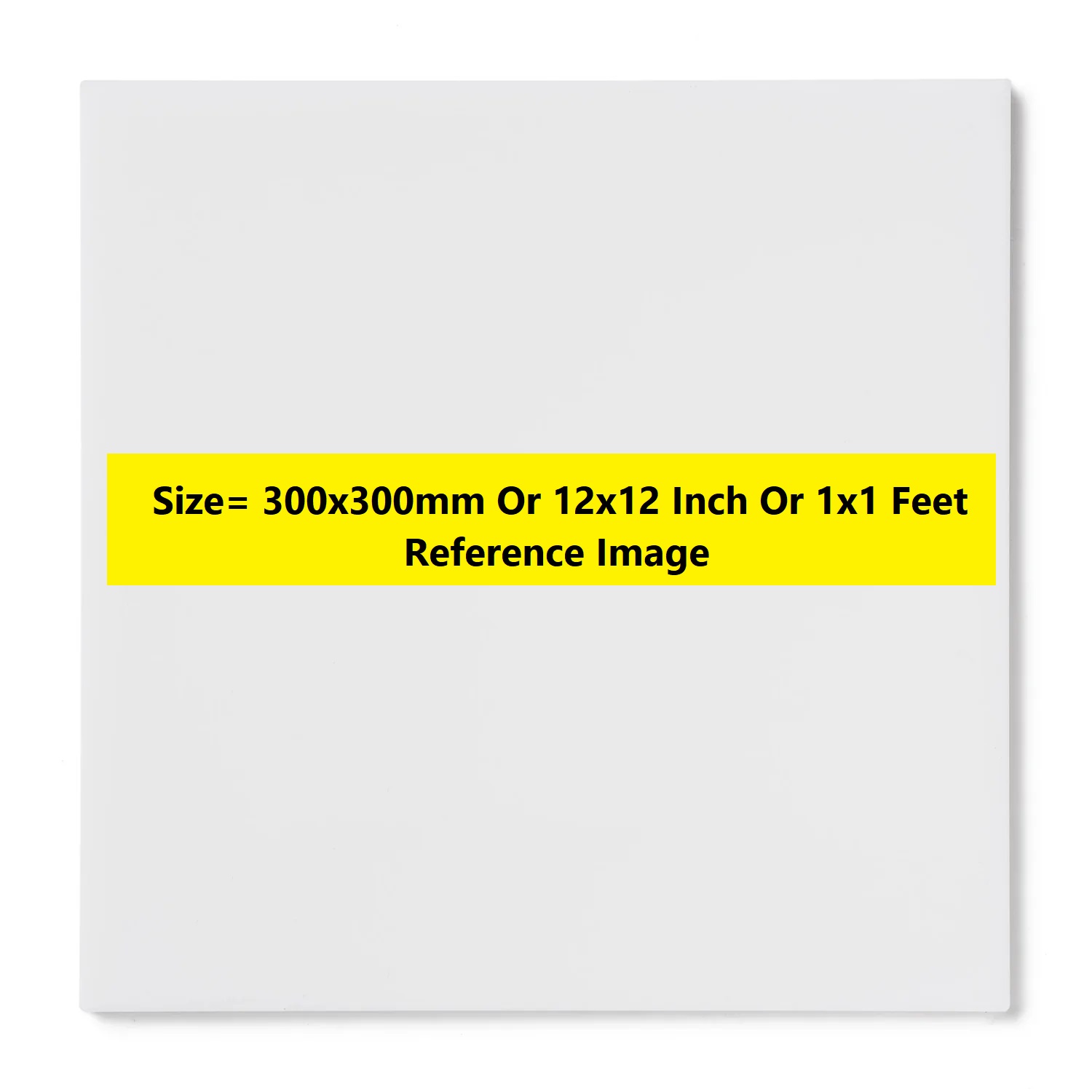 Picture of WHITE 2mm Acrylic Sheet 2mm White Plastic Sheet 2mm Thick Acrylic Sheets Cutting Size 300x300mm Or 12×12 Inch Or 1×1 Feet 12 Inch Acrylic Sheet White Perspex Acrylic Sheet 2mm White Acrylic Plexiglass