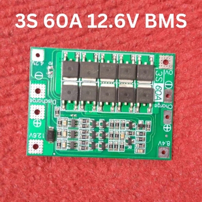 Picture of 60A 3S BMS Circuit 12V 60A Protection Circuit 12V BMS 60A 11.1V 12.6V 18650 AA AAA Lithium Battery Charger Board 3S 60A BMS Circuit