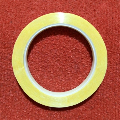 Picture of 10mm Transformer Chapar Tape Adhesive Insulation Anti Flame Single Sided Tape Polyester Yellow PET Mylar Tape Winding Thermal Power