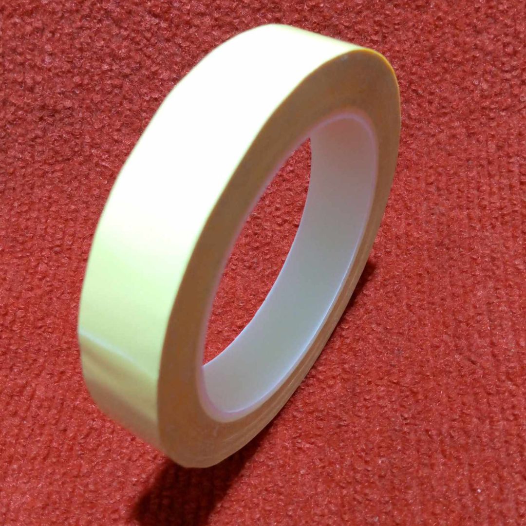 Picture of 20mm Transformer Chapar Tape Adhesive Insulation Anti Flame Single Sided Tape Polyester Yellow PET Mylar Tape