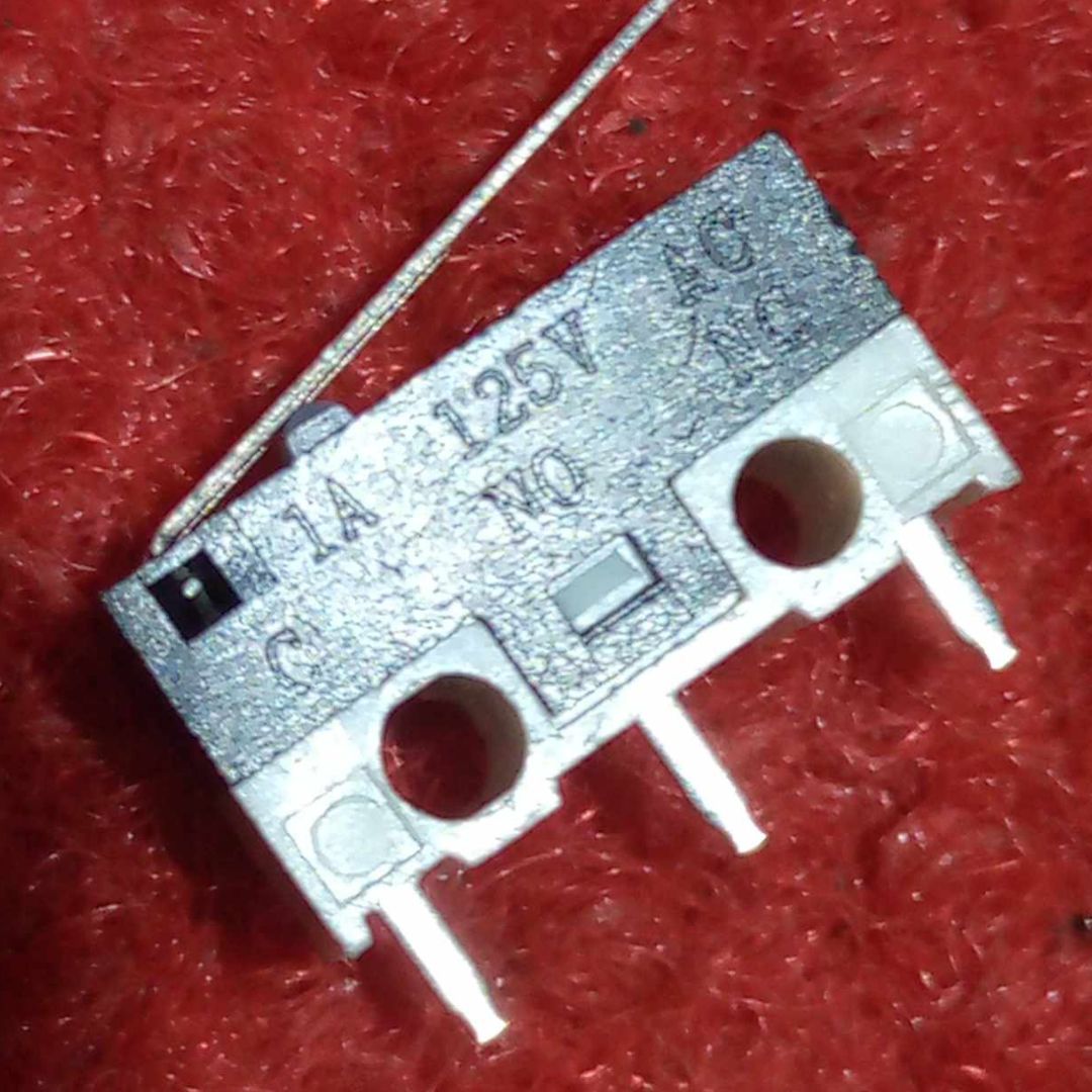 Picture of 10PCS - 1A Limit Switch 3 Pin 1A 125VAC SPDT 3 Pin 13mm Long Straight Hinge Lever Arm Switch Micro Limit Switch Momentary Push Switch For 3D Printers CNC Machine DIY