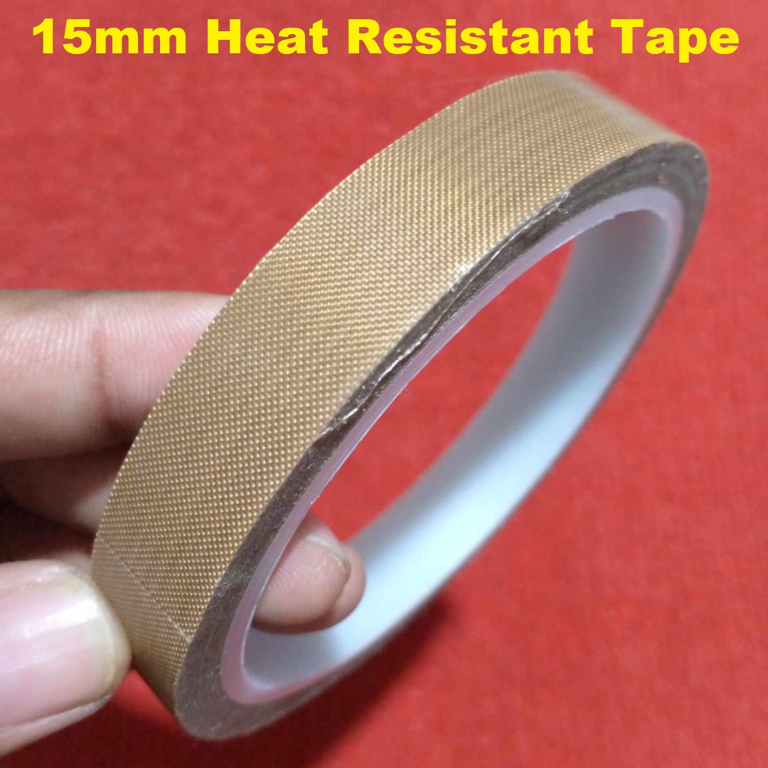 Picture of 15mm Heat Resistant Tape Kapton Tape 15mm Tape 800 Degree High Temperature Tapes Heat Sink Tape Heat Proof Tape Heat Tape Heat Insulation Tape