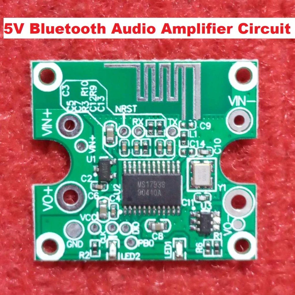 Picture of MS1793S 5V Bluetooth Audio Amplifier Circuit Interface MP3 Car Speaker With Volume Connection System
