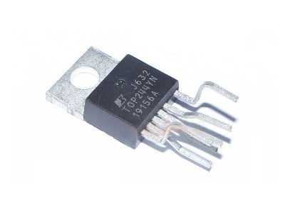 Picture of TOP244 IC TOP244Y TO-220-6 IC 6 Pin Leads 265VAC 45W AC/DC Converters Power Integrated Controller TOP244YN IC