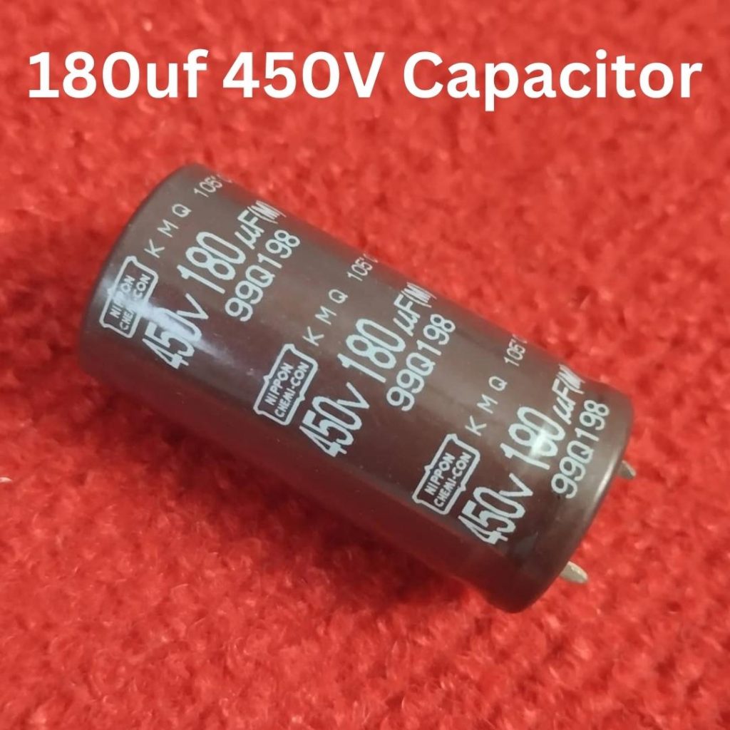 Picture of 180uF 450V Capacitor RADIAL 2 Pin Leads Electrolytic Capacitor 180uF Capacitor 450V 180uF Radial Polarized Capacitors