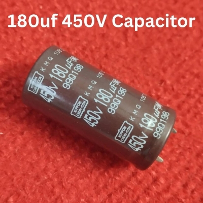 Picture of 180uF 450V Capacitor RADIAL 2 Pin Leads Electrolytic Capacitor 180uF Capacitor 450V 180uF Radial Polarized Capacitors