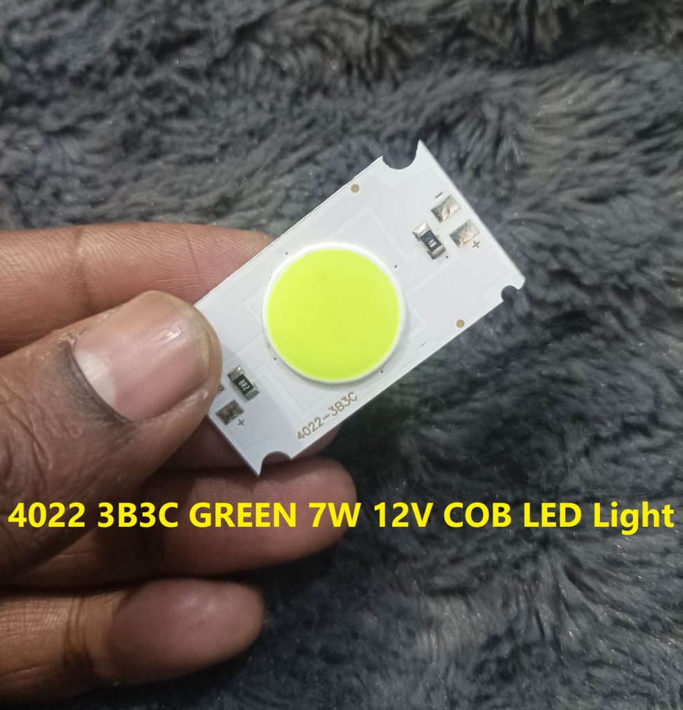Picture of Direct 12V LED Light 4022 3B3C GREEN 7W 12V COB LED Size 40×22mm 12V Light COB SMD LED Light 7W Green COB LED Light 12V LED Light Bulbs