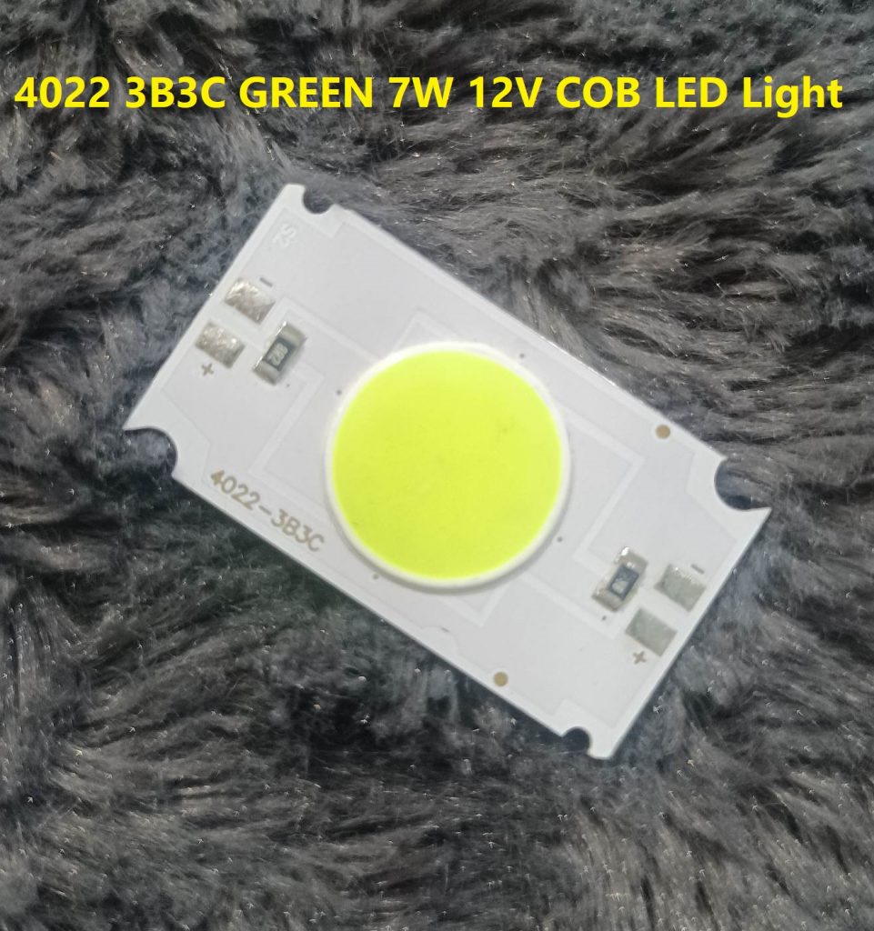 Picture of Direct 12V LED Light 4022 3B3C GREEN 7W 12V COB LED Size 40×22mm 12V Light COB SMD LED Light 7W Green COB LED Light 12V LED Light Bulbs