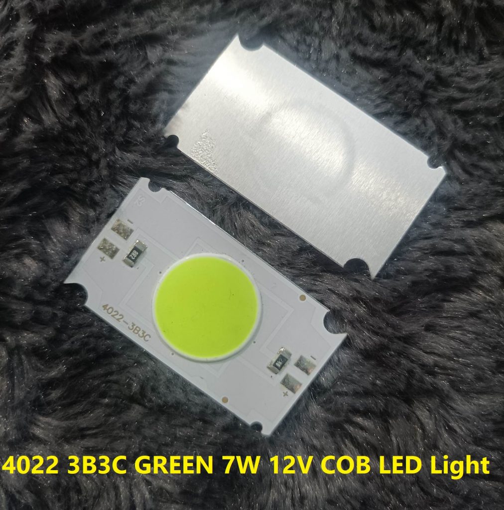 Picture of Direct 12V LED Light 4022 3B3C GREEN 7W 12V COB LED Size 40×22mm 12V Light COB SMD LED Light 7W Green COB LED Light 12V LED Light Bulbs