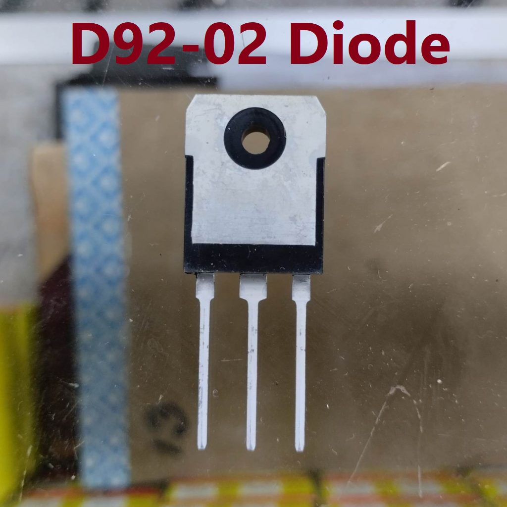 Picture of D92-02 Diode D9202 Diode 200V 20A TO-3P Leads 9202 Diode Switching Power Supply Transistor MOSFET