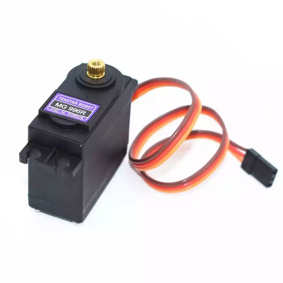 Picture of MG996R Servo Motor Large Torque DC 4.8V 7.2V Metal Gear Servo Motor MG996 360 Degree Servo Motor Rotation Standard Quality With Cables MG996 Servo Motor 360 Degree Rotation