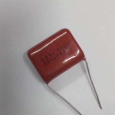 Picture of 3Pcs- METALLIZED 225j 500V Capacitors 225j Metallized Capacitor 500V Capacitor 2 Pin Leads Maylar 225j Capacitor 500V 225j Polyester Film Capacitors