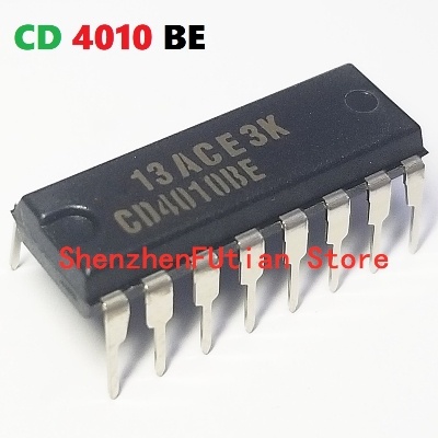Picture of A CLASS CD4010BE IC DIP 16 Leads Pin CD4010 IC Dual In Package