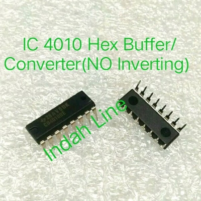 Picture of A CLASS CD4010BE IC DIP 16 Leads Pin CD4010 IC Dual In Package