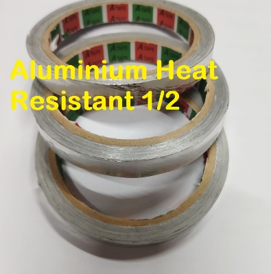 Picture of 1/2 Inch ALUMINIUM Foil Tape 1/2 Inch Tape 12mm Aluminum Foil Tape Aluminum High Temperature Aluminum Tape Adhesive Tape